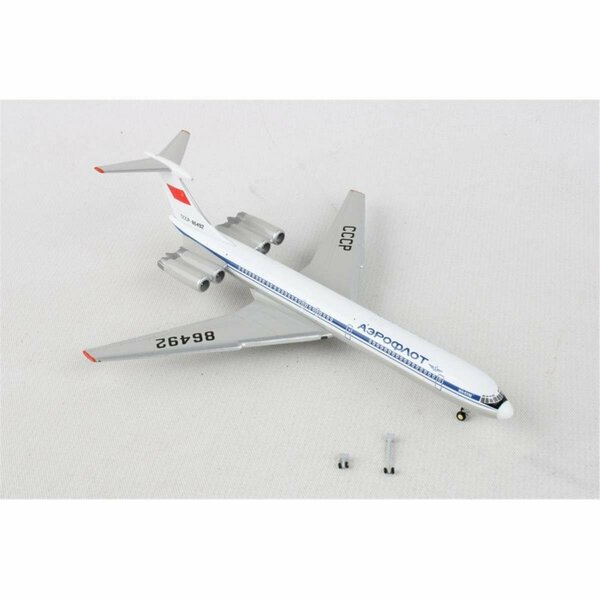 Thinkandplay 1-400 Scale Reg No.CCCP-86492 Aeroflot Model Plane for IL62M TH3449822